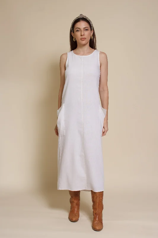 Linen Pocket Dress