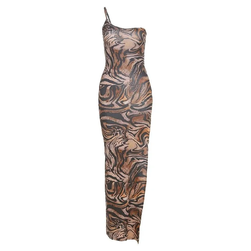 Livia Wild Slit Dress