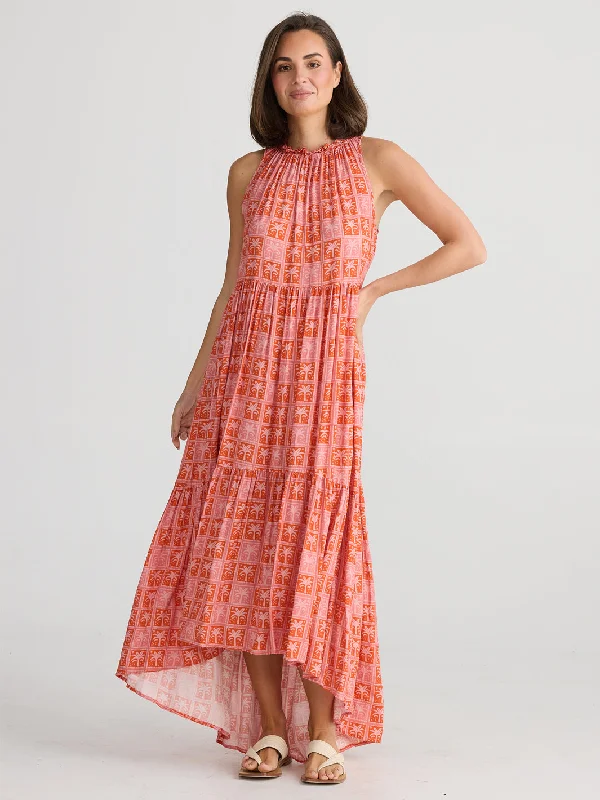 Margot Dress - Disco Palm