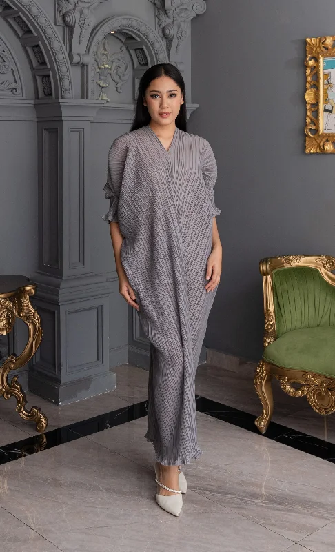 Miss Democracy Dress in Ultimate Grey