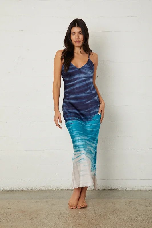 Satin Skye Bias Dress