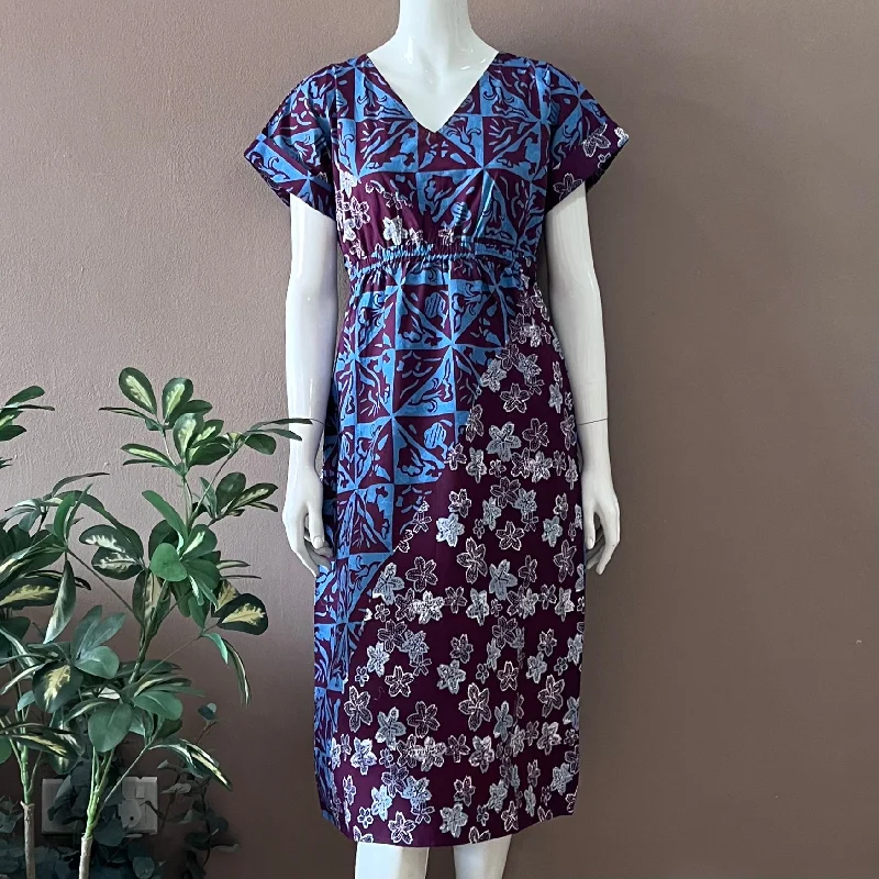 Spring Empire Batik Dress - XS