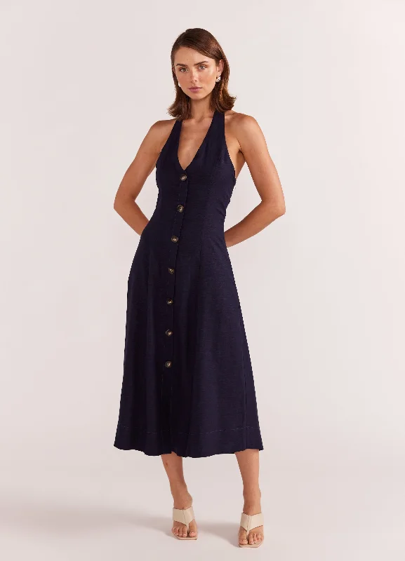 The Alora Halter Dress