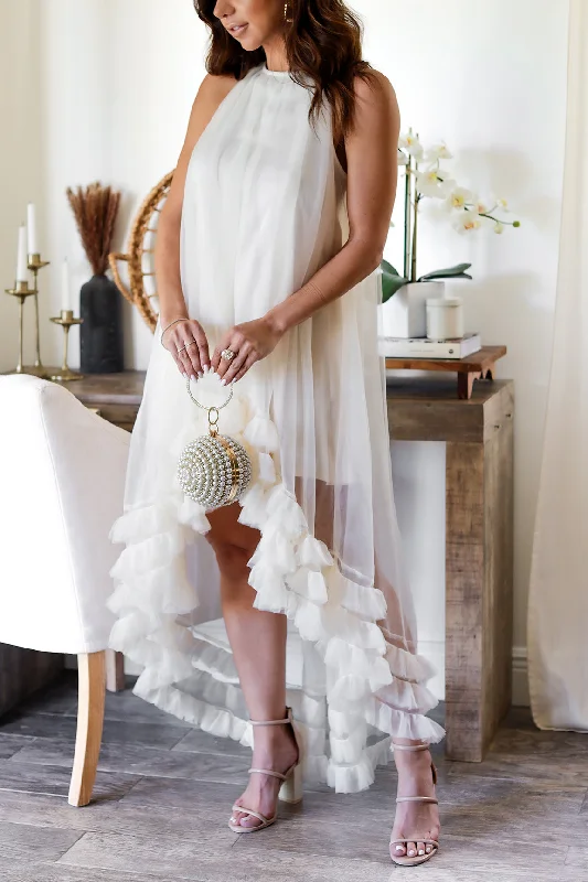 The Chrishell Dress- Cream