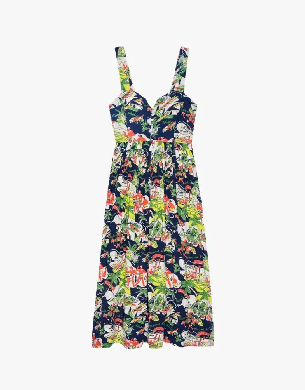 The Great The Day Break Dress in Surfjack Print