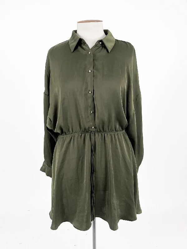 Zara | Green Casual Dress | Size L