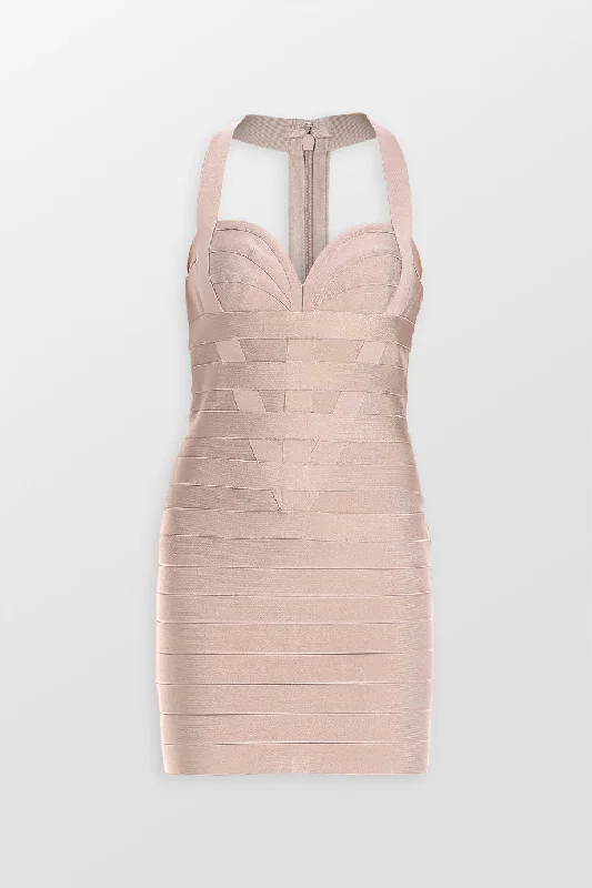 Bandage Sweetheart Mini Dress Classic Black Mini Dress