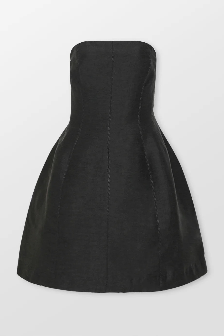 Baret Strapless Mini Dress Stylish Button-Down Mini Dress