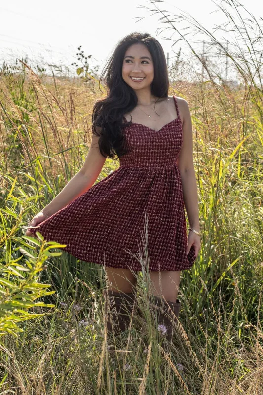 Fall In Love Mini Dress Trendy Wraparound Mini Dress