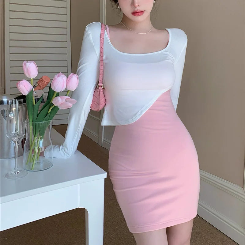 Shawl dress set