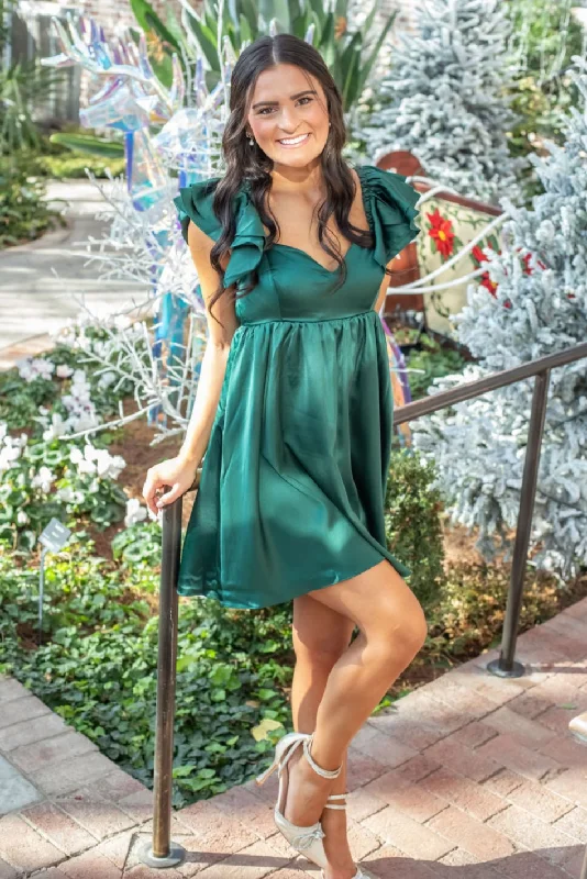 Serene Glow Mini Dress Comfortable Smocked Mini Dress