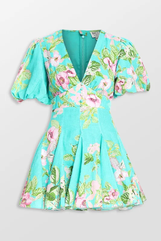 Azra Mini Dress Trendy Crossover Mini Dress