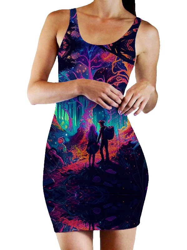 Soulmates Bodycon Mini Dress Chic Mini Dress with V-Neck
