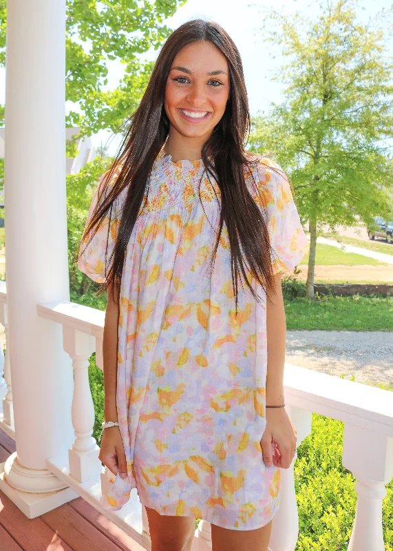 Spring Fling Mini Dress Cozy Ribbed Mini Dress