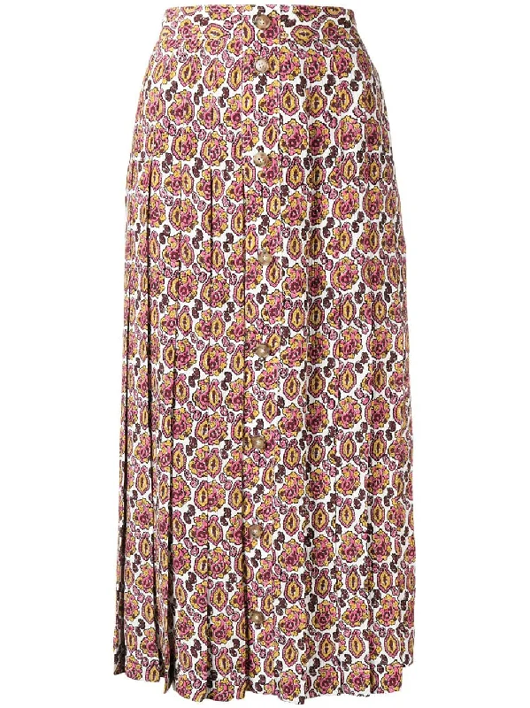 front pleat skirt silk skirt luxurious