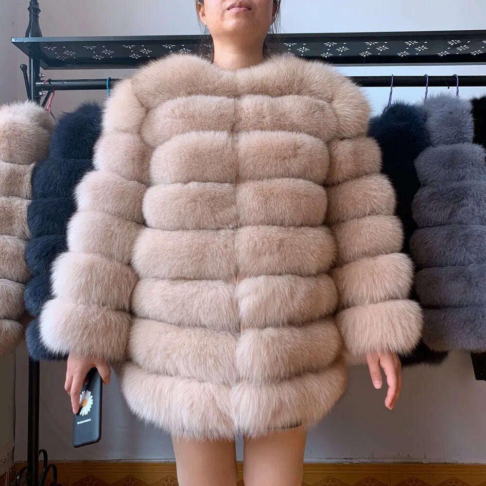 70CM 4in1 New Fast Shipping New Fashion Women Fashion Real Natural Fox Fur Long Coat Jacket for Winter Warm Over Coat Notch Collar Peter Pan Collar Cowl Neck 70CM 4in1 New Fast Shipping New Fashion Women Fashion Real Natural Fox Fur Long Coat Jacket for Winter Warm Over Coat Notch Collar Peter Pan Collar Cowl Neck