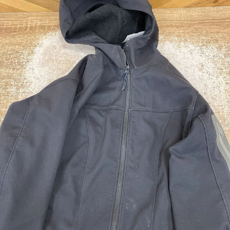 Arc'teryx - Women's Hooded Softshell Jacket: Black-women-MD Herringbone Jacket Checkered Jacket Solid Jacket Arc'teryx - Women's Hooded Softshell Jacket: Black-women-MD Herringbone Jacket Checkered Jacket Solid Jacket