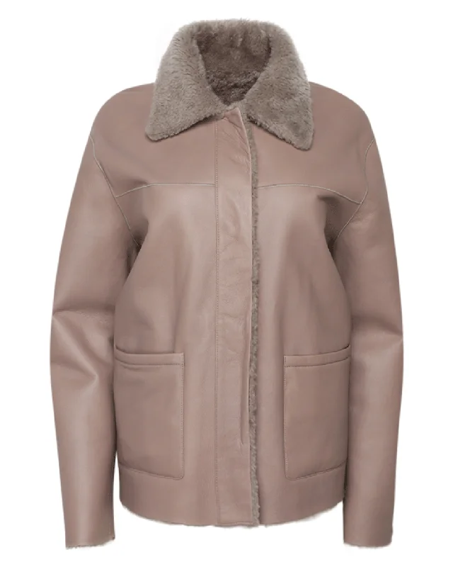 Grey Taupe Napoli Jacket Quilted Jacket Puffer Jacket Insulated Jacket