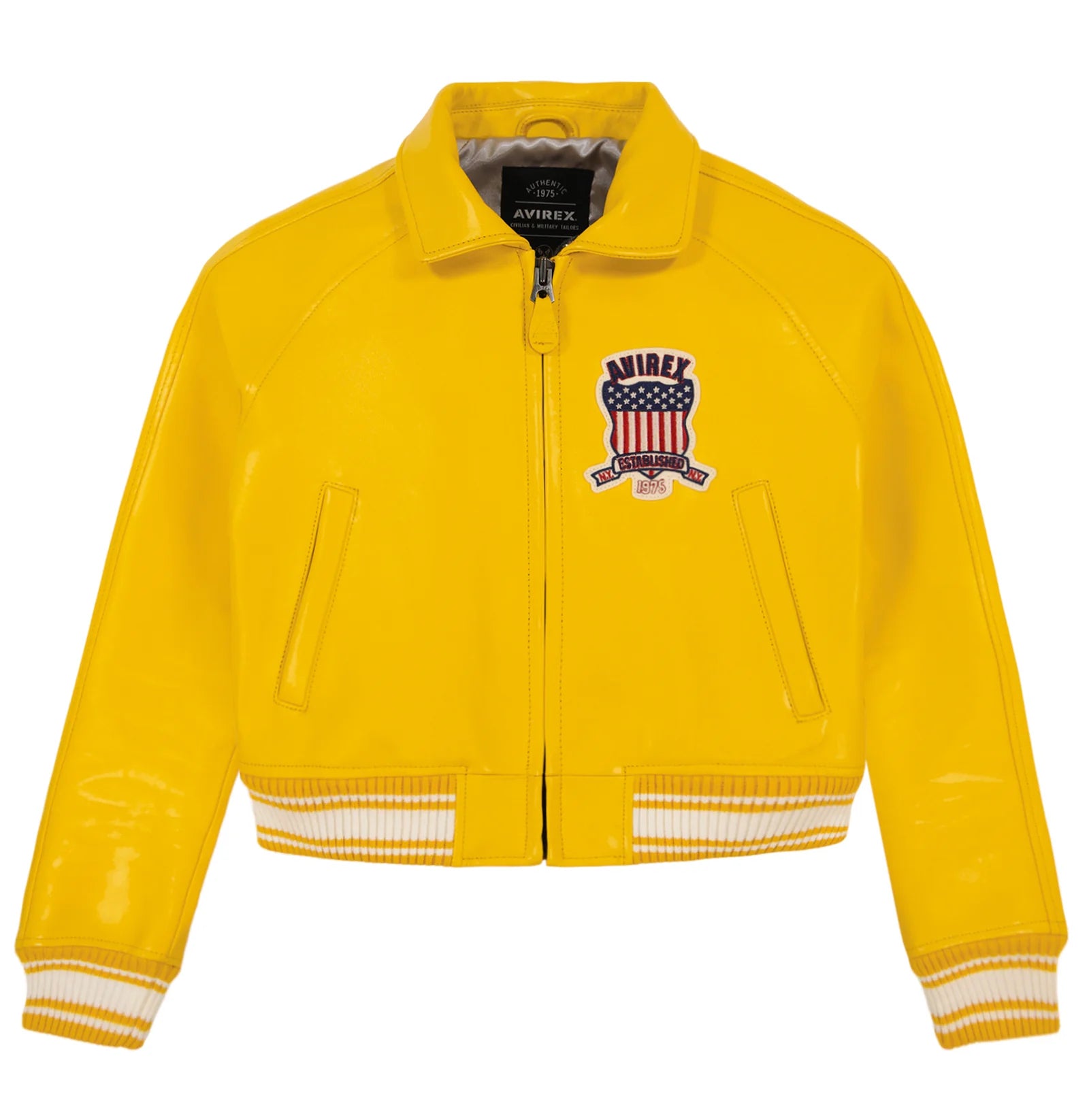 Cropped Icon Jacket Front Pockets Side Pockets Patch Pockets