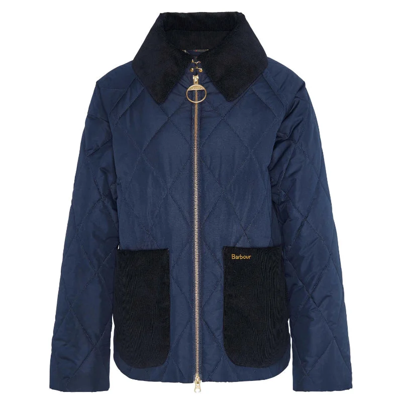 Barbour Dalroy Quilt Ladies Jacket - Navy/Classic Tailored Jacket Straight Jacket A-Line Jacket Barbour Dalroy Quilt Ladies Jacket - Navy/Classic Tailored Jacket Straight Jacket A-Line Jacket