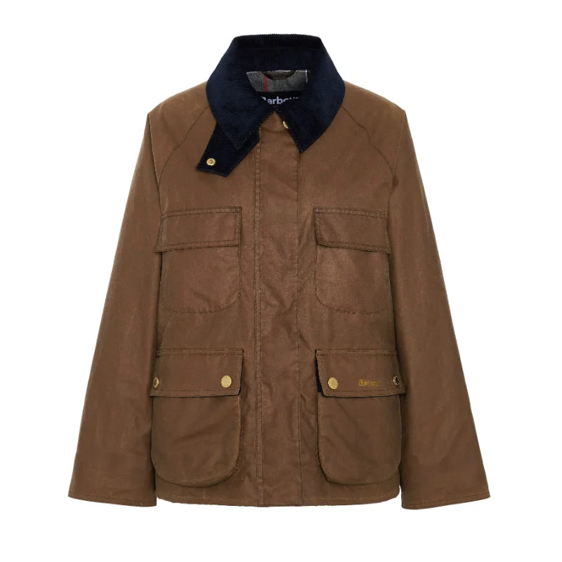 Barbour Ruth Ladies Wax Jacket - Tan/Dress Tartan Denim Jacket Leather Jacket Suede Jacket Barbour Ruth Ladies Wax Jacket - Tan/Dress Tartan Denim Jacket Leather Jacket Suede Jacket