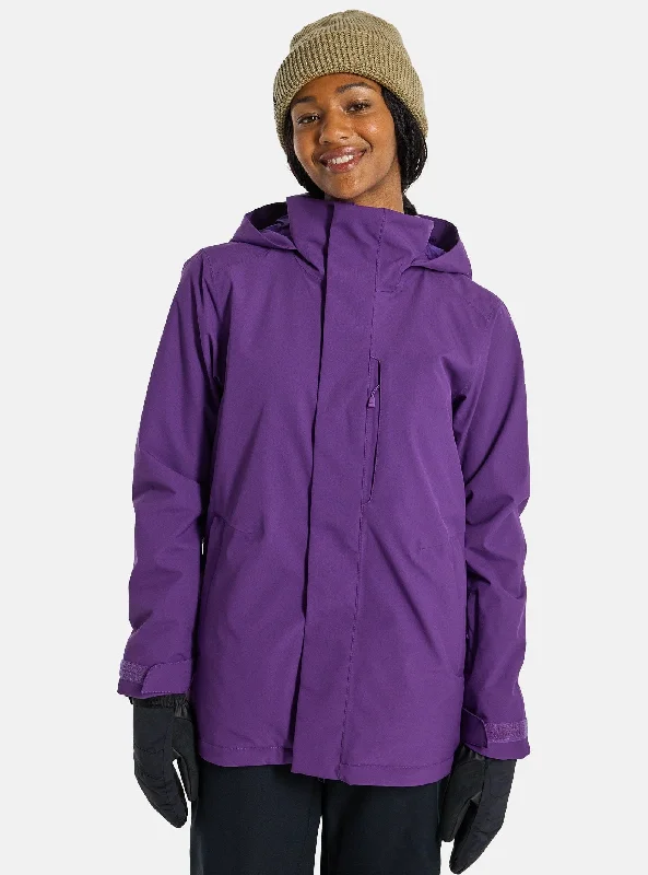 BURTON JACKET JET RIDGE Nylon Fabric Polyester Fabric Spandex Fabric