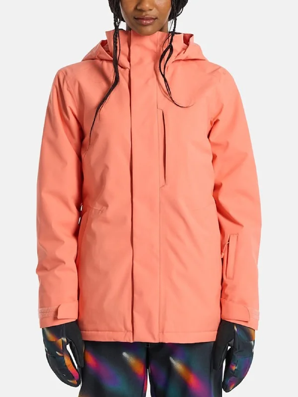 Jet Ridge Snow Jacket (Women) Knit Fabric Woven Fabric Fleece Fabric