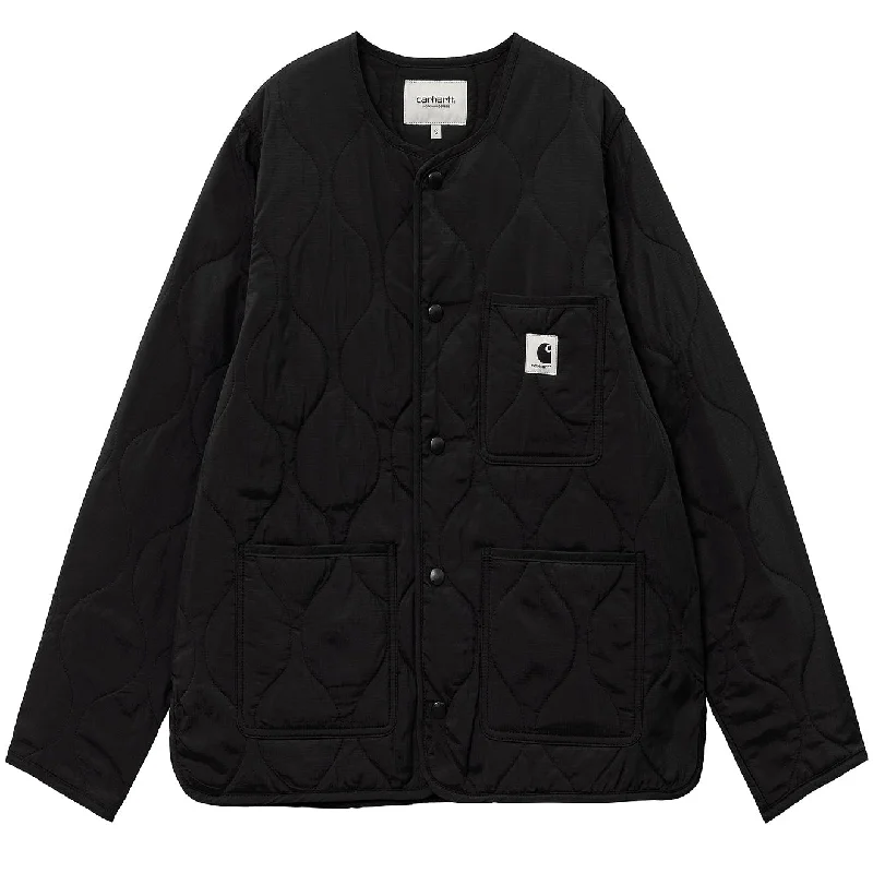 Carhartt WIP Womens Skyler Liner Jacket Black Insulated Jacket Fitted Jacket Loose Jacket Carhartt WIP Womens Skyler Liner Jacket Black Insulated Jacket Fitted Jacket Loose Jacket