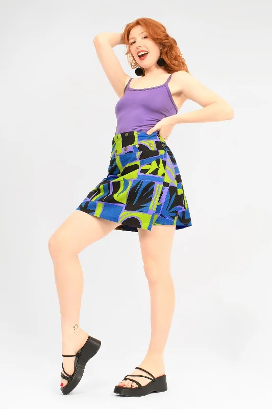 Aluula Short Reversible Button Skirt lace skirt elegant