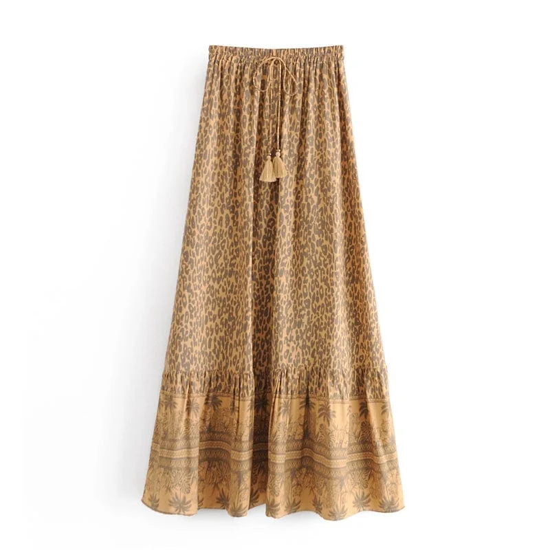 Chryseis Maxi Skirt floral skirt print