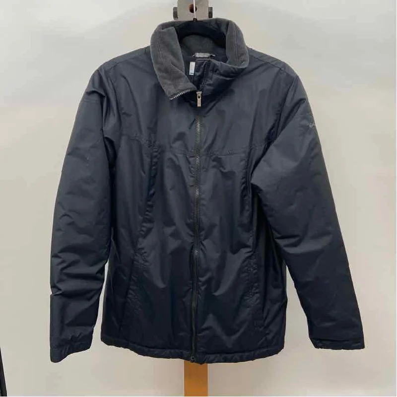 Columbia Women's Size L Black Solid Jacket Striped Jacket Polka Dot Jacket Floral Jacket Columbia Women's Size L Black Solid Jacket Striped Jacket Polka Dot Jacket Floral Jacket