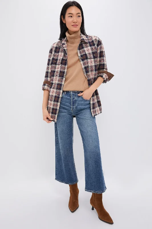 Cream Plaid Platt Ranch Jacket Denim Jacket Leather Jacket Suede Jacket