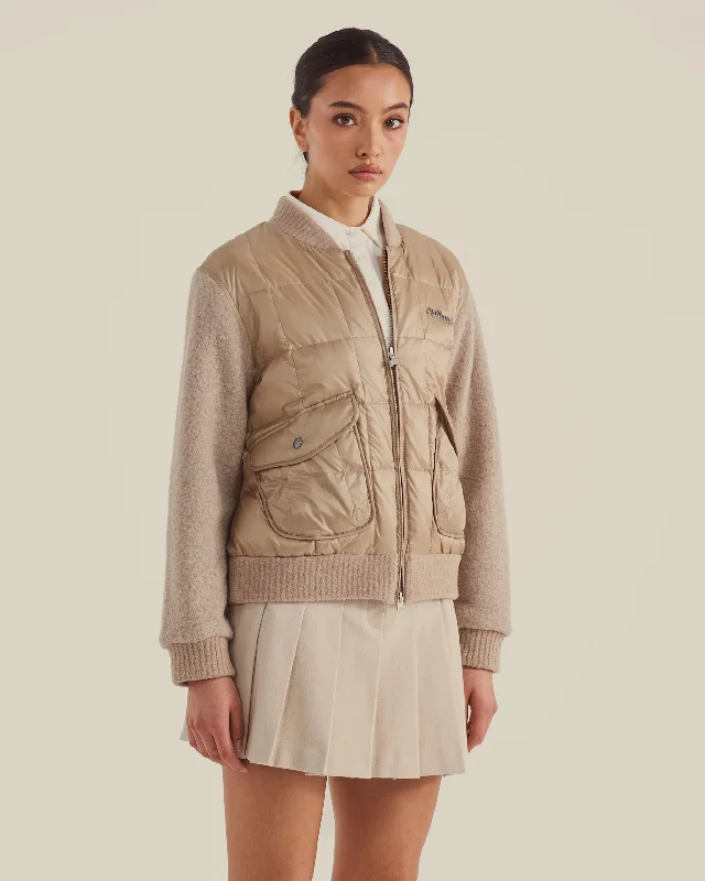 PRESERVE DOWN JACKET Embroidered Jacket Appliqued Jacket Beaded Jacket