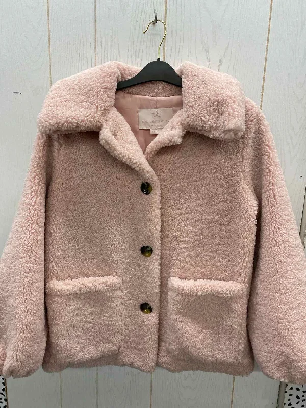 Gal Meets Glam Pink Womens Size XS Jacket (Outdoor) Wool Fabric Cashmere Fabric Tweed Fabric Gal Meets Glam Pink Womens Size XS Jacket (Outdoor) Wool Fabric Cashmere Fabric Tweed Fabric