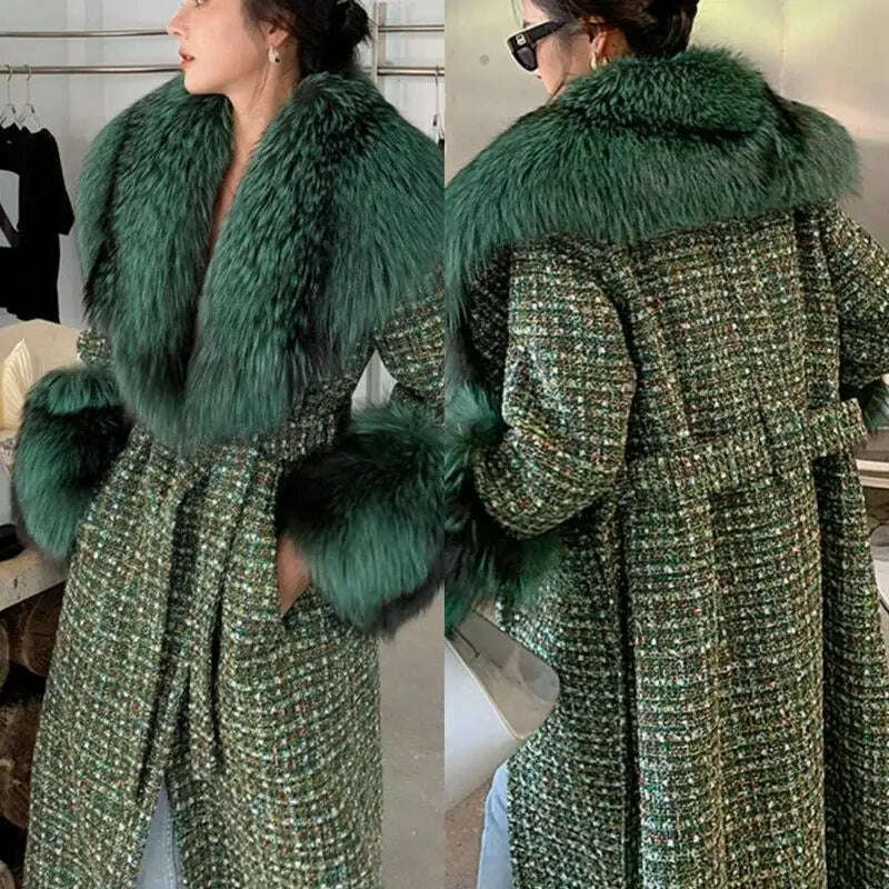 Hot Sale High-end Wool Coat Thick Imitation Fox Fur Quilted Suit Casacos De Inverno Feminino 2024 Long Winter Jacket Women Faux Fur Jacket Real Fur Jacket Shearling Jacket Hot Sale High-end Wool Coat Thick Imitation Fox Fur Quilted Suit Casacos De Inverno Feminino 2024 Long Winter Jacket Women Faux Fur Jacket Real Fur Jacket Shearling Jacket