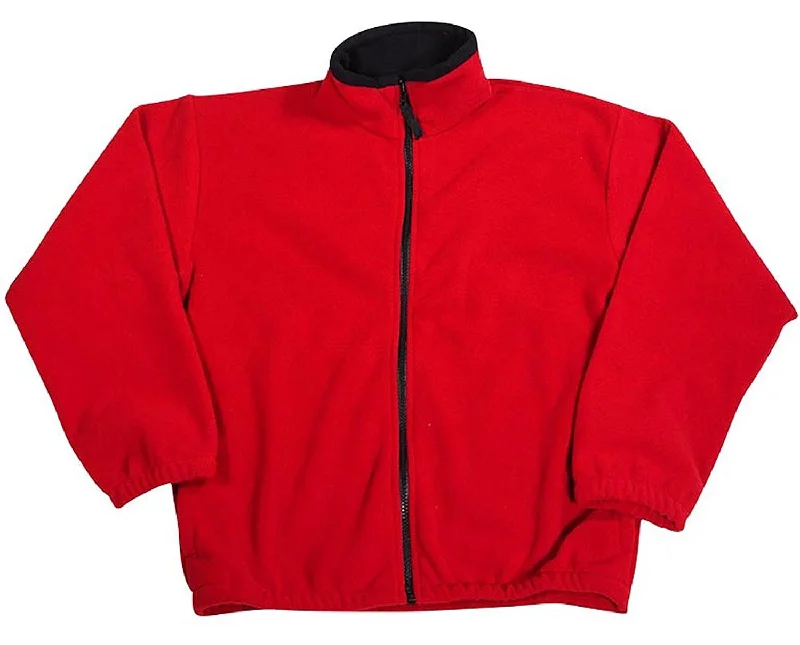Kaynee - Mens Polar Fleece Zip Jacket Print Jacket Jacquard Jacket Patchwork Jacket