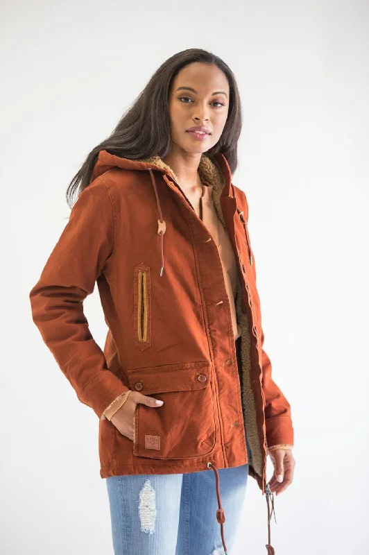 Kimes Ranch Womens Awa Rust Cotton blend Cotton Jacket Wool Fabric Cashmere Fabric Tweed Fabric Kimes Ranch Womens Awa Rust Cotton blend Cotton Jacket Wool Fabric Cashmere Fabric Tweed Fabric