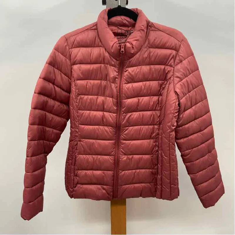 Love Tree Women's Size L Mauve Solid Jacket Tiered Jacket Buttoned Jacket Zippered Jacket Love Tree Women's Size L Mauve Solid Jacket Tiered Jacket Buttoned Jacket Zippered Jacket