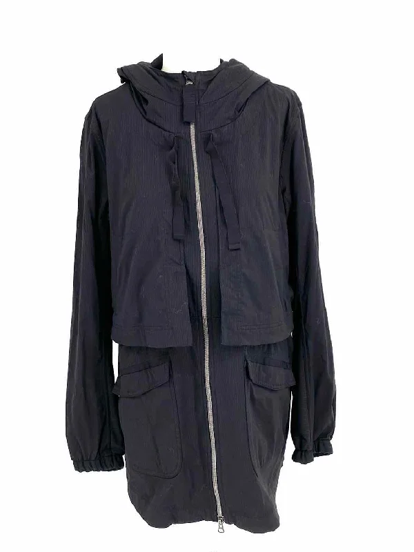 Lululemon Yogi Anorak Women's Black Layered Hooded Size M Jacket Nylon Jacket Polyester Jacket Spandex Jacket Lululemon Yogi Anorak Women's Black Layered Hooded Size M Jacket Nylon Jacket Polyester Jacket Spandex Jacket