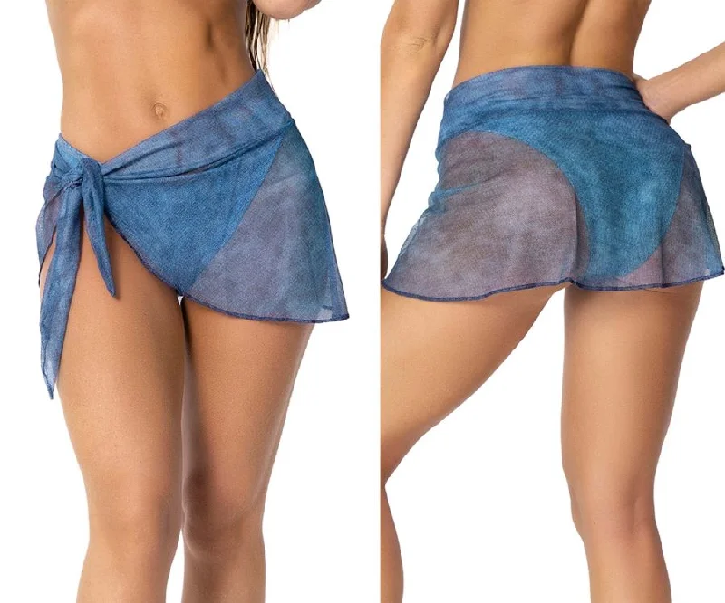 Mapale 77008 Cover Up Skirt Color Blue Chambray cashmere skirt fine