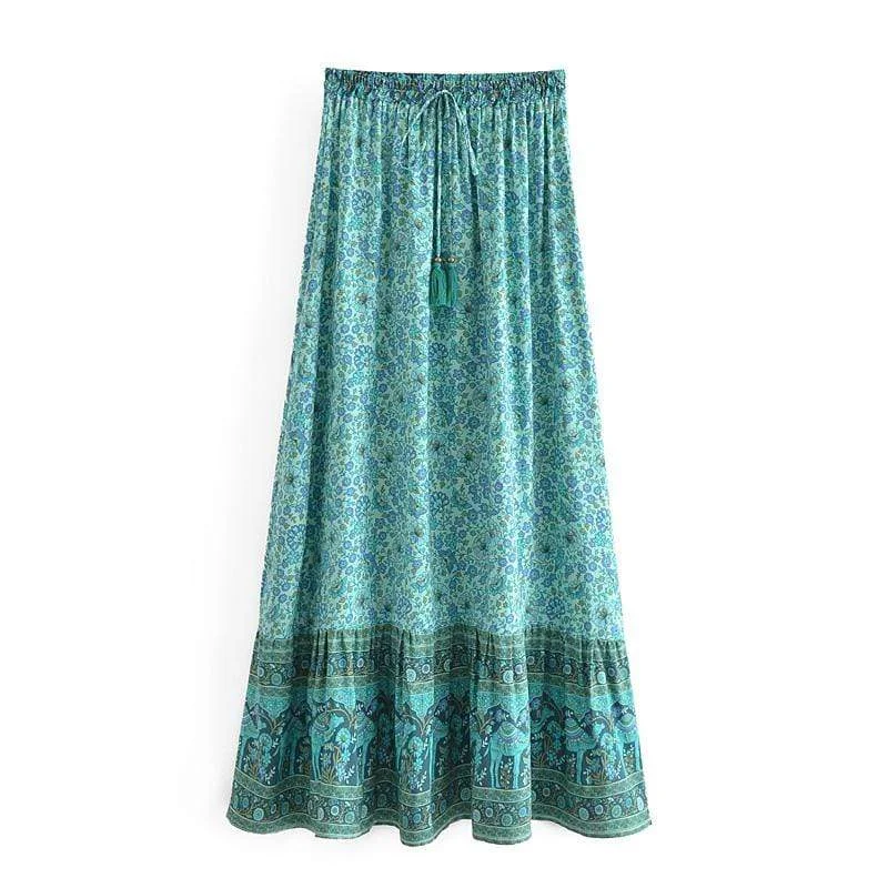 Miranda Maxi Skirt wool skirt sturdy