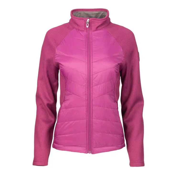 New Spyder Women's Nova Full-Zip Hybrid Jacket - Dark Raspberry Size M MSP$149 Oversized Jacket Tailored Jacket Straight Jacket New Spyder Women's Nova Full-Zip Hybrid Jacket - Dark Raspberry Size M MSP$149 Oversized Jacket Tailored Jacket Straight Jacket