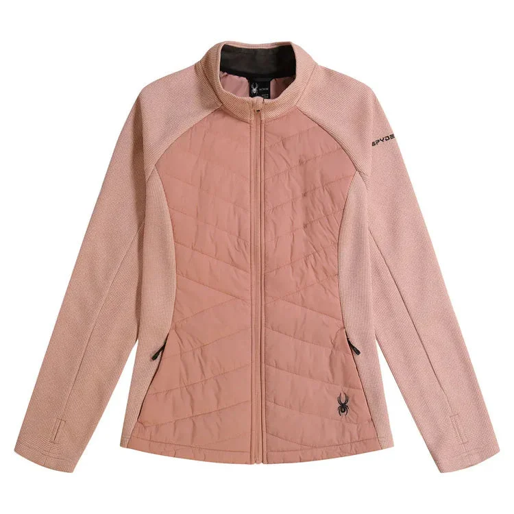 New Women's Spyder Nova Full-Zip Hybrid Jacket - Rose MSP$149 Mesh Jacket Canvas Jacket Denim Jacket New Women's Spyder Nova Full-Zip Hybrid Jacket - Rose MSP$149 Mesh Jacket Canvas Jacket Denim Jacket