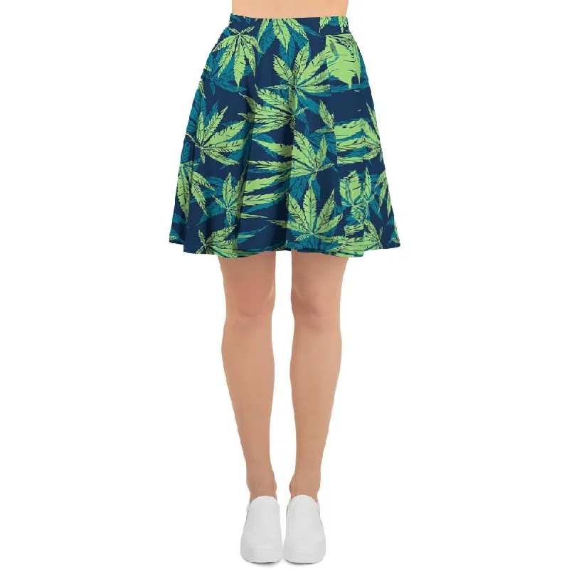 Reggae Leaf Tropical Women's Skirt lightweight skirt design
