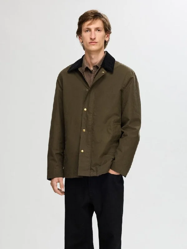 Walter Waxed Cotton Jacket Faux Fur Jacket Real Fur Jacket Shearling Jacket