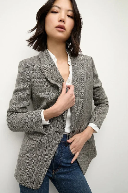 VERONICA BEARD Vega Wool Dickey Jacket Print Jacket Jacquard Jacket Embroidered Jacket VERONICA BEARD Vega Wool Dickey Jacket Print Jacket Jacquard Jacket Embroidered Jacket