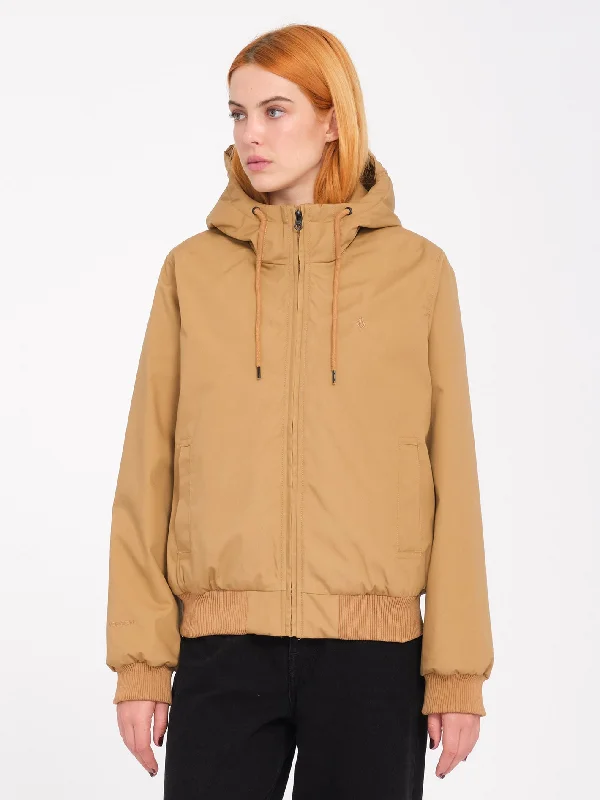 Wernan 10K Jacket - Vintage Brown Denim Fabric Leather Fabric Suede Fabric