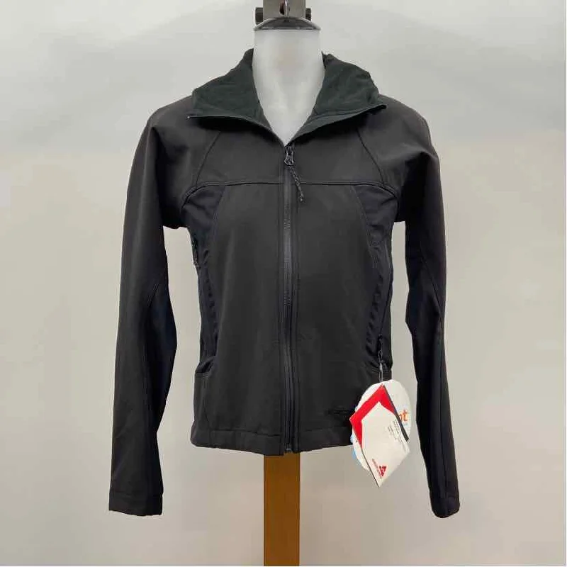 Westcomb Women's Size M Black Solid Jacket Satin Jacket Silk Jacket Chiffon Jacket