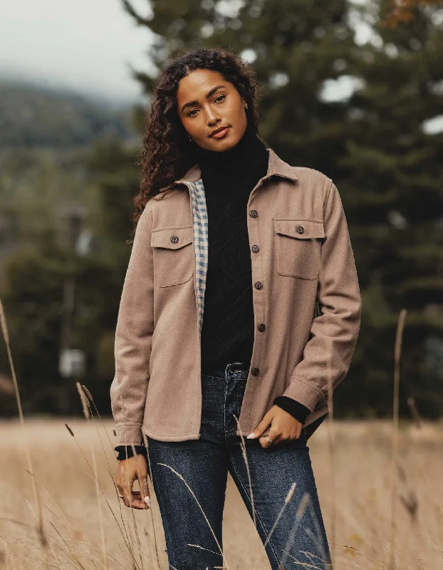 Women's Brightside Flannel-Lined Jacket in Pine Bark Nylon Jacket Polyester Jacket Spandex Jacket Women's Brightside Flannel-Lined Jacket in Pine Bark Nylon Jacket Polyester Jacket Spandex Jacket