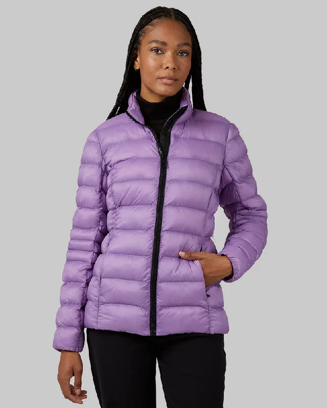 WOMEN'S LIGHTWEIGHT ACTIVE PACKABLE JACKET Zippered Front Buttoned Front Snap Front